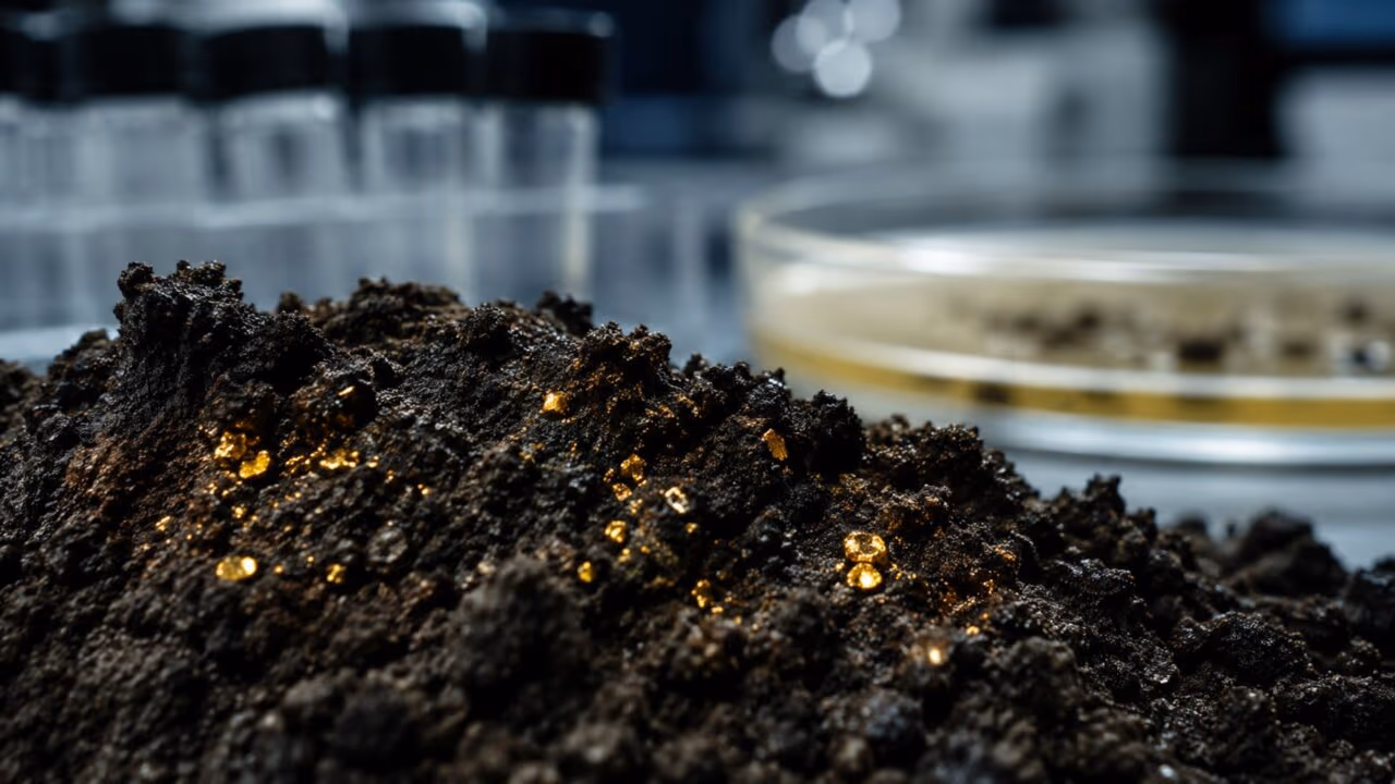 Cientistas desvendam a bactéria resistente que purifica terras tóxicas e ainda solta pepitas de ouro 24 quilates