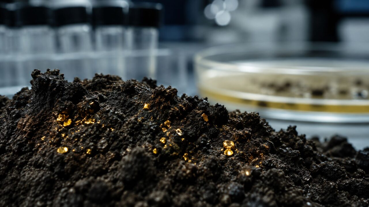 Cientistas desvendam a bactéria resistente que purifica terras tóxicas e ainda solta pepitas de ouro 24 quilates