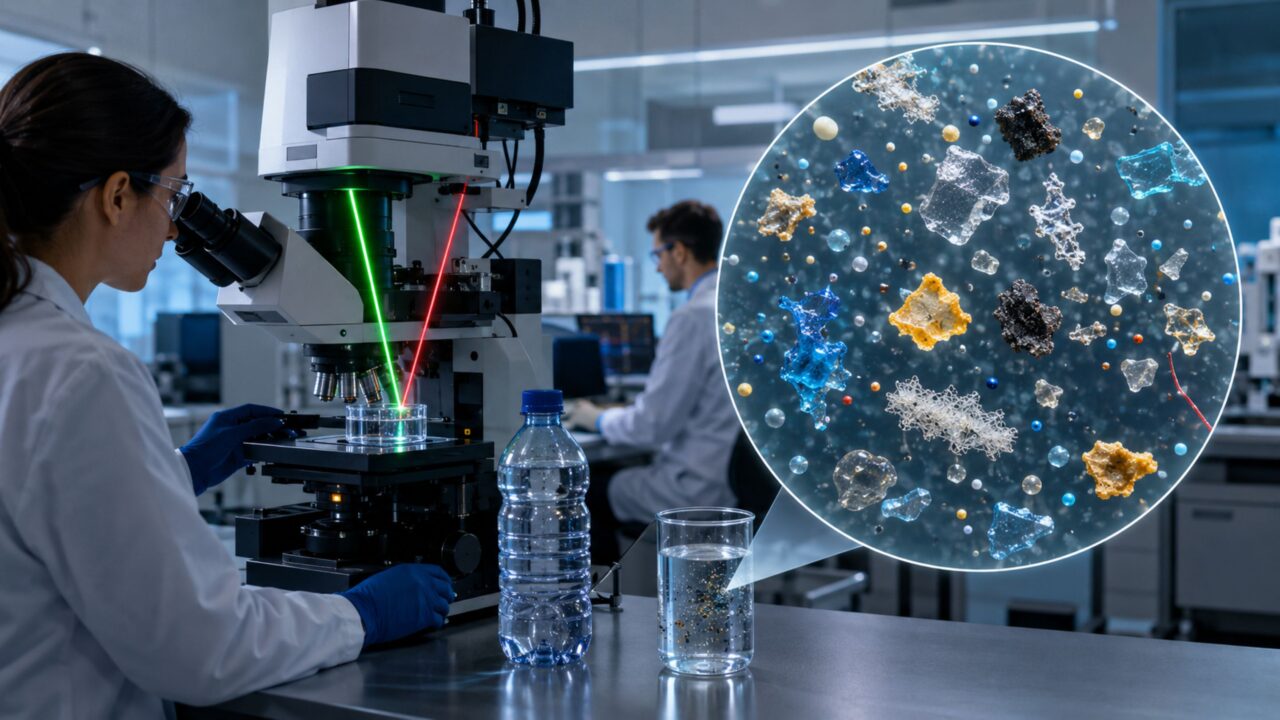 A nova técnica identificou nanoplásticos antes pequenos demais para os métodos tradicionais