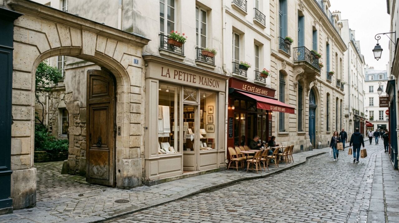 Ruas de pedra, pátios e fachadas antigas explicam o charme de Le Marais