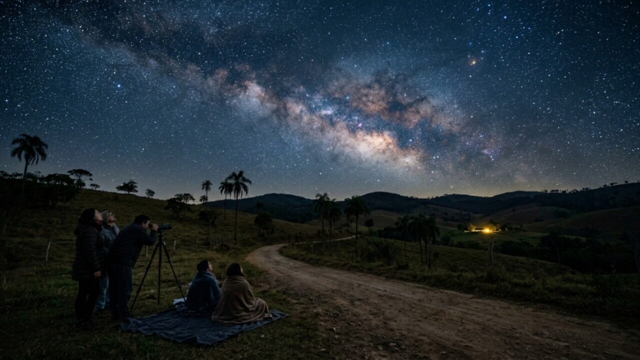 Julho será um dos melhores meses para olhar para o céu no Brasil, com meteoros, planetas e noites mais escuras