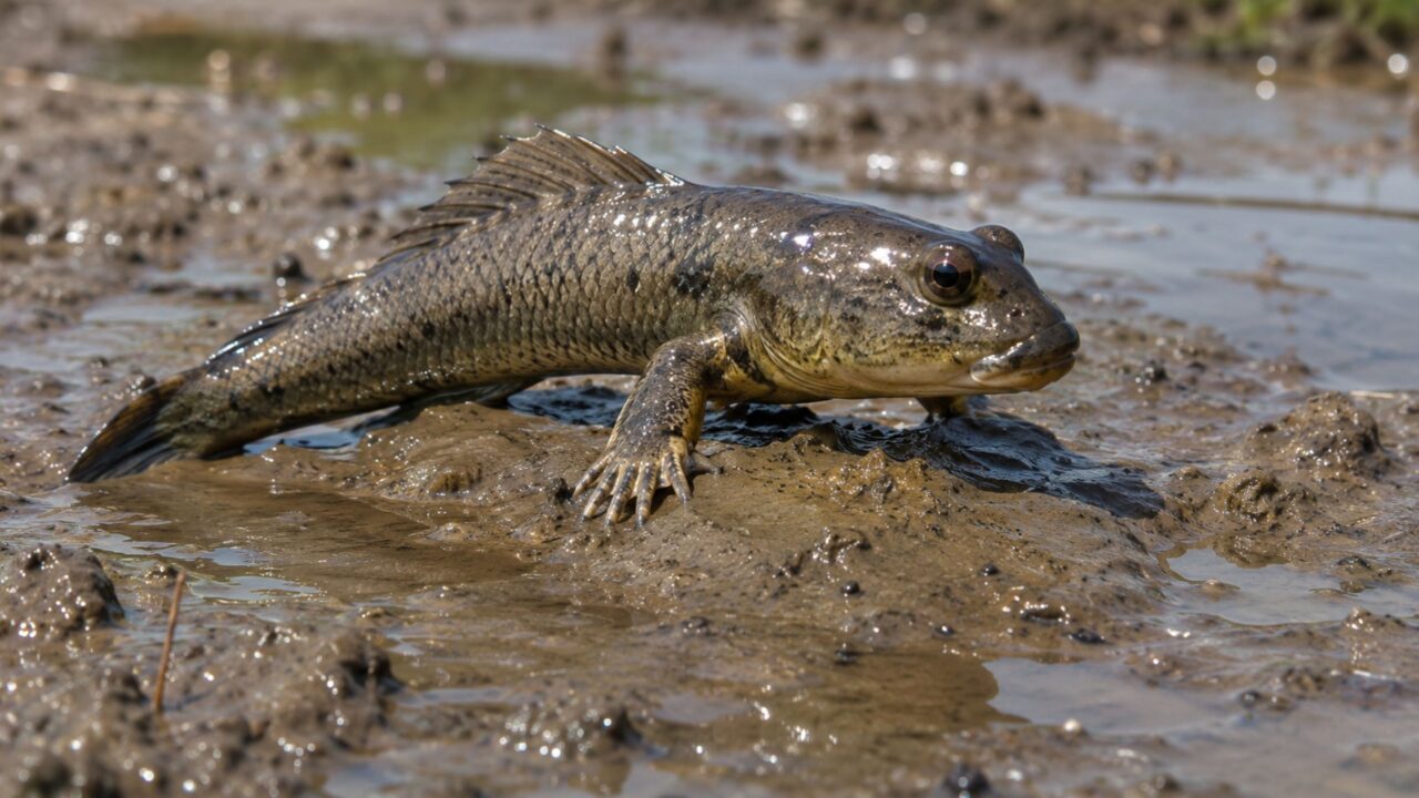 O peixe exótico que consegue caminhar fora da água por dias