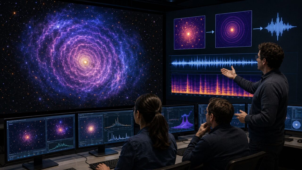 Como dados do espaço foram transformados em áudio
