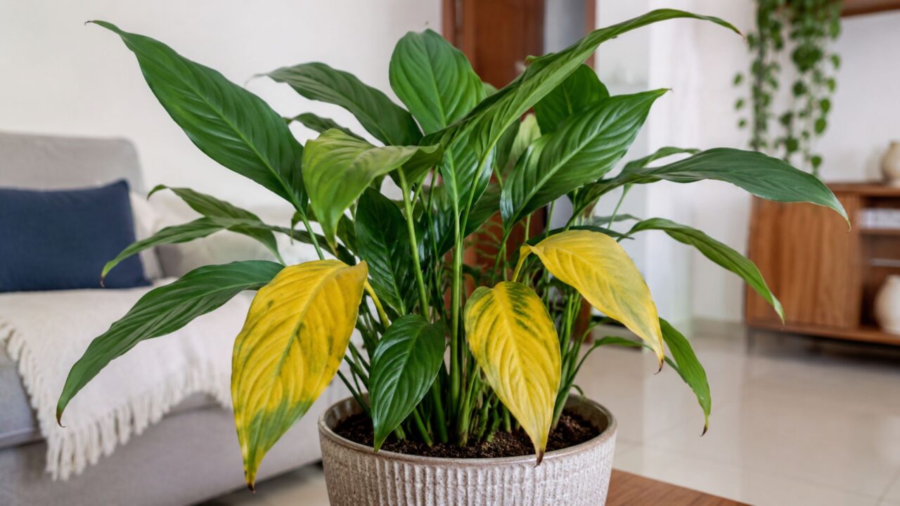 Se as folhas amarelas apareceram na sua planta, faça isto urgente