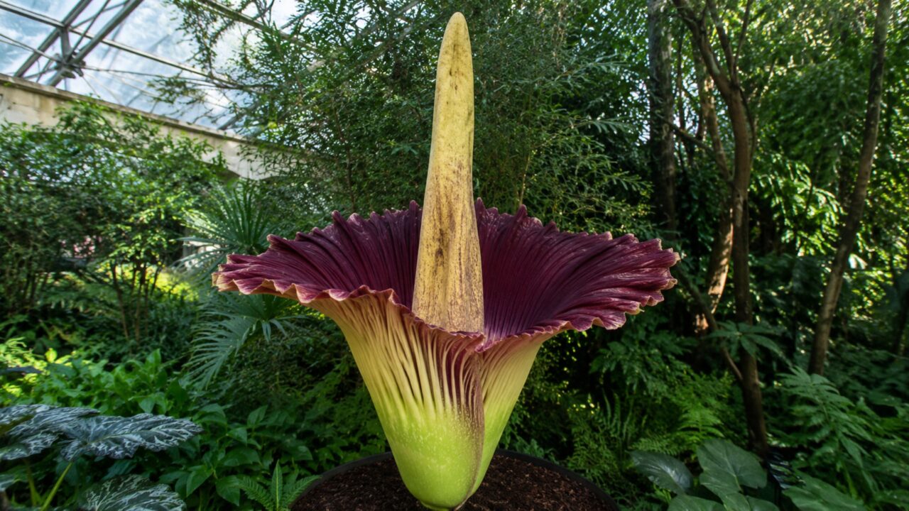 A flor rara que floresce apenas uma vez a cada dez anos