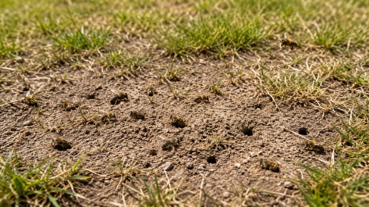 Milhões de abelhas debaixo da terra mostram que proteger polinizadores vai muito além das colmeias