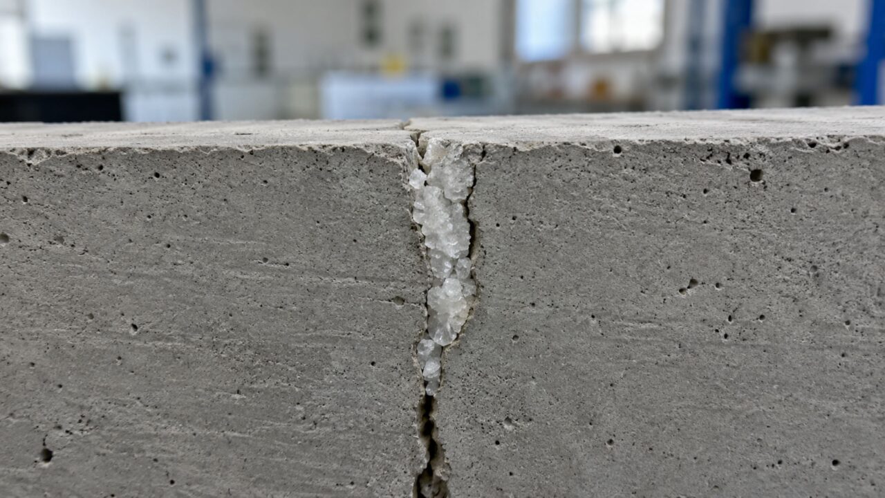 O novo concreto que se cura sozinho e promete reduzir rachaduras nas paredes