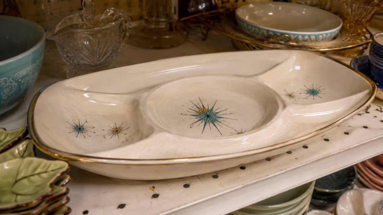 Todo mundo olhava para Pyrex no brechó, mas outra marca vintage rara pode esconder uma peça muito mais valiosa