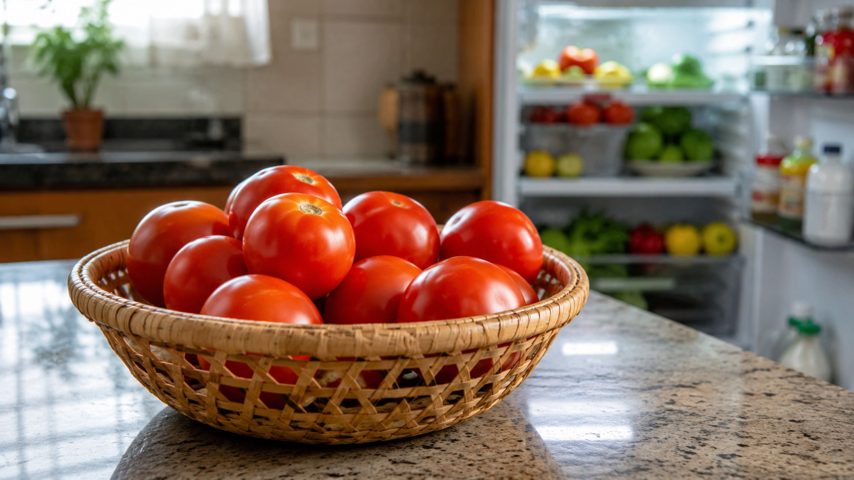 Nunca guarde o tomate neste lugar se quiser que el