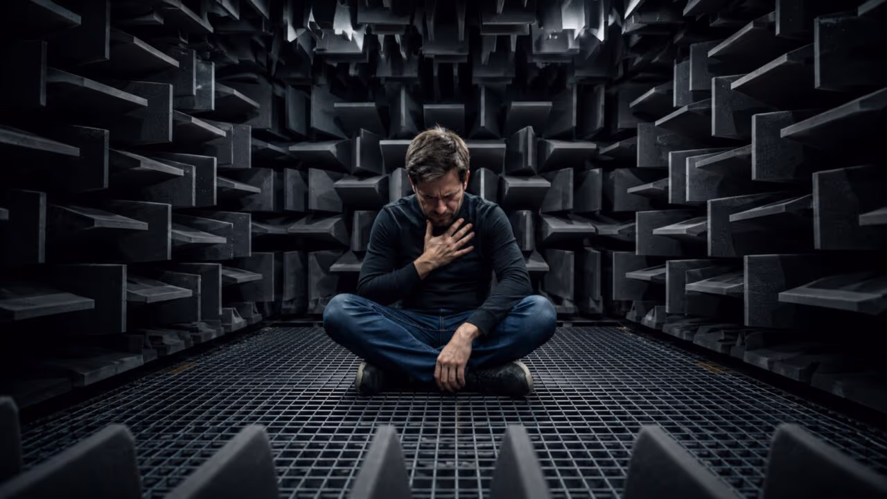 O que acontece com o corpo humano na câmara anecoica da Microsoft depois de 45 minutos no silêncio extremo