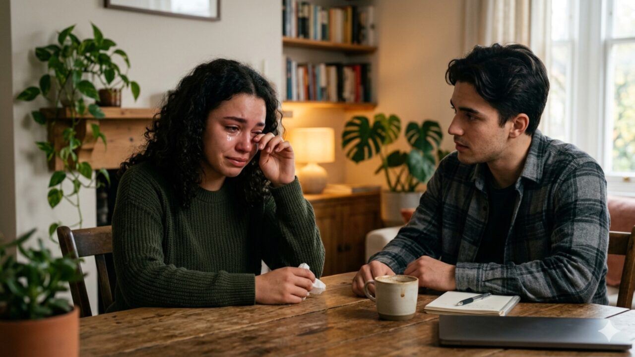 A psicologia diz que pessoas que costumam chorar durante uma discussão não são mais sensíveis que as outras, mas que isso é um mecanismo de enfrentamento