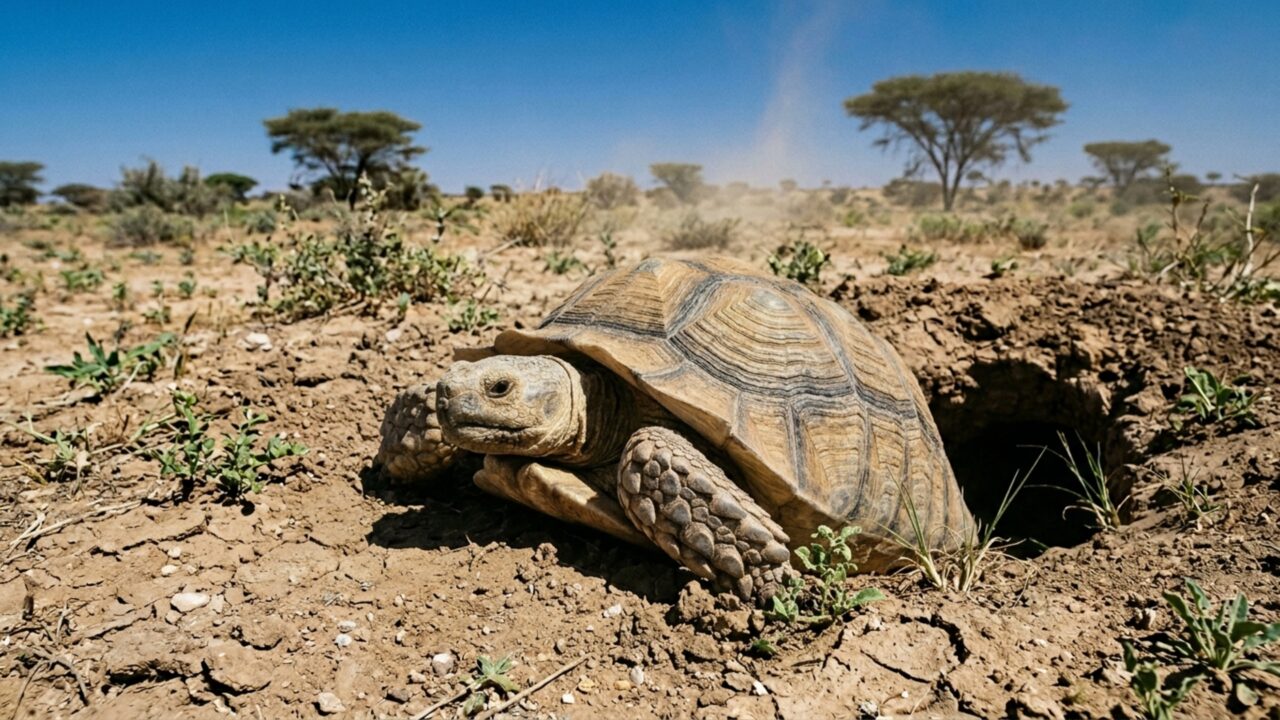 Enquanto humanos plantavam árvores e falhavam, essa tartaruga pode ajudar a reverdecer o deserto