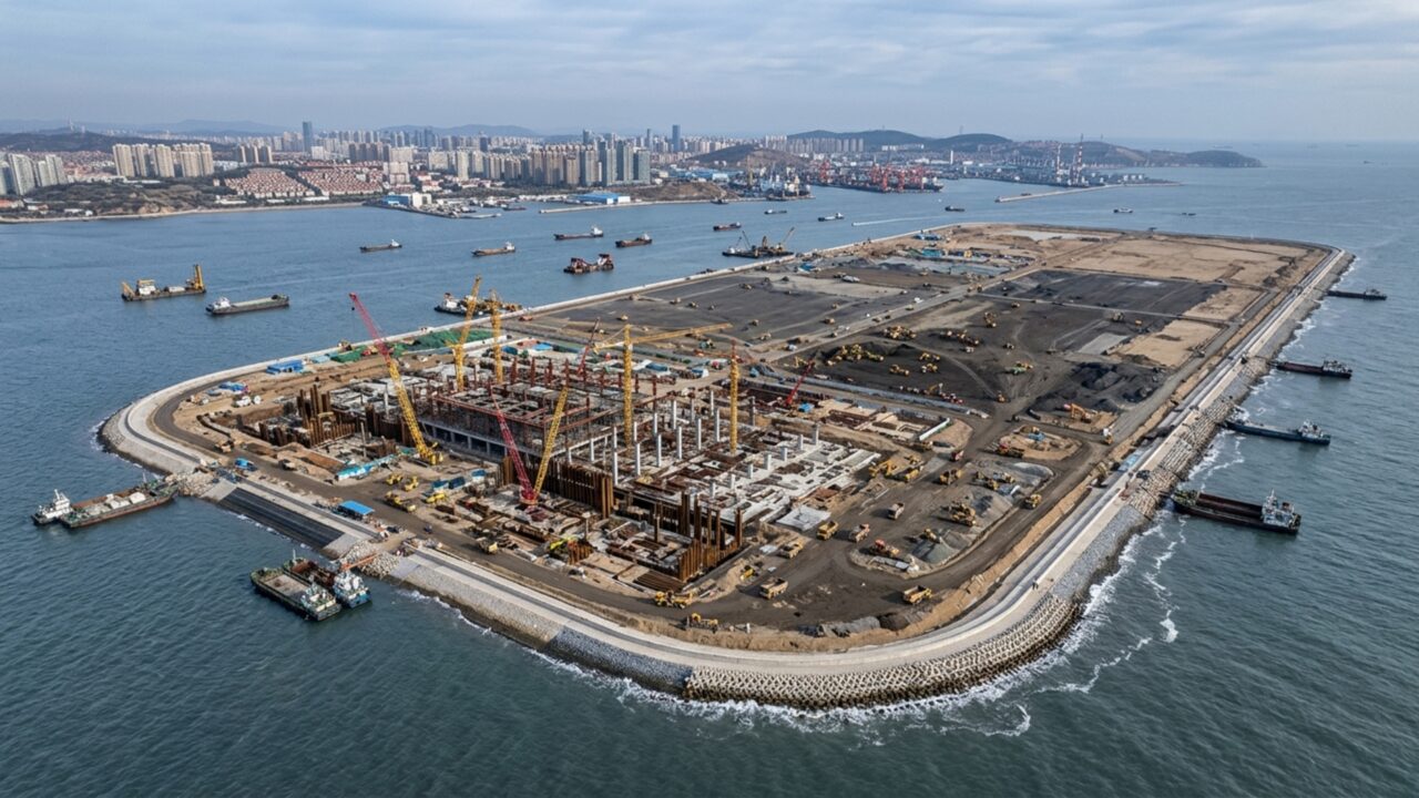 Eles estão construindo um super aeroporto sobre o mar que vai desafiar a natureza e promete se tornar o maior do mundo