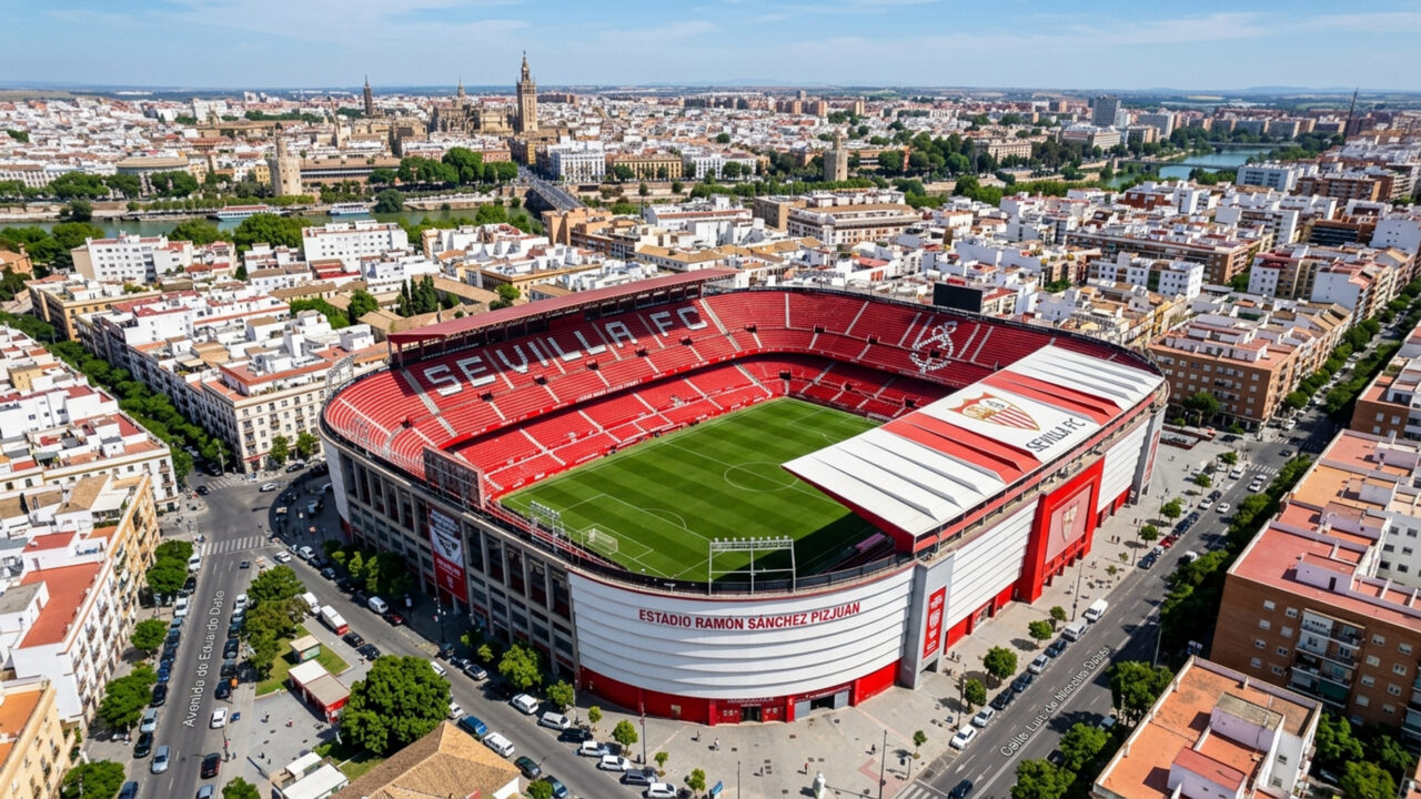 Conhecido como o inferno de Nervión, por sua pressão sufocante, o estádio do Sevilla comporta 43 mil torcedores e é o templo do clube espanhol