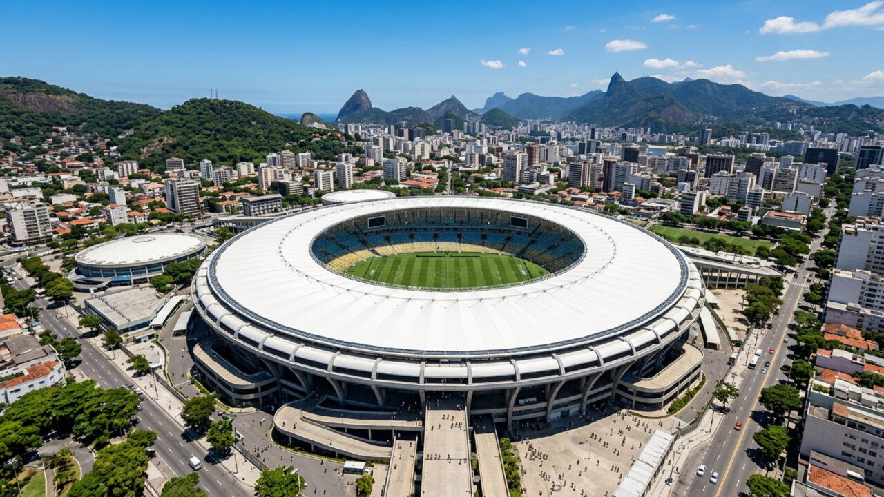 Inaugurado em 1950 para a Copa do Mundo e palco de duas finais históricas, o
templo de 78 mil lugares é a maior referência do futebol do país