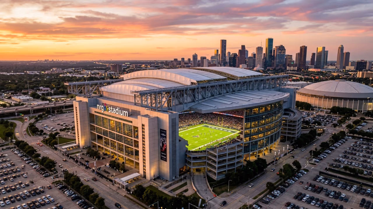 O monumental estádio de 68 mil lugares com cobertura retrátil de fibra de vidro foi selecionado para sediar grandes jogos da Copa do Mundo 2026