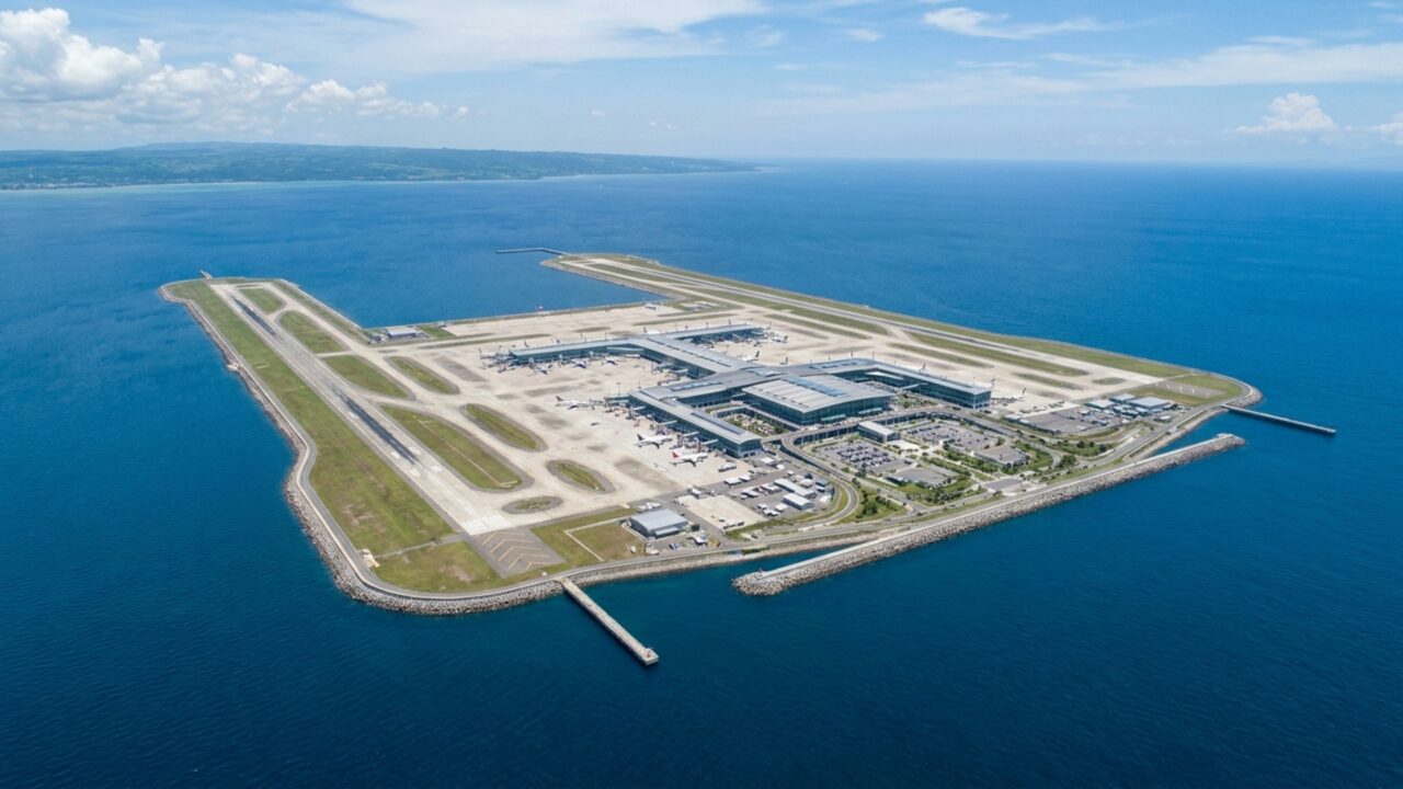Construído sobre o mar, este mega-aeroporto bilionário está afundando lentamente e desafia a engenharia