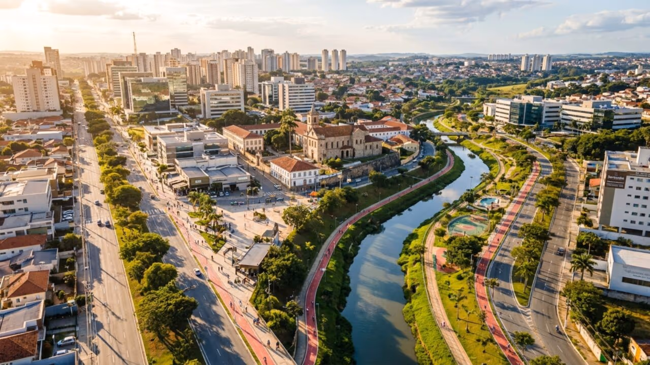 A Manchester Paulista cresceu sobre um mosteiro do século 17 e hoje supera capitais em ranking de cidade inteligente