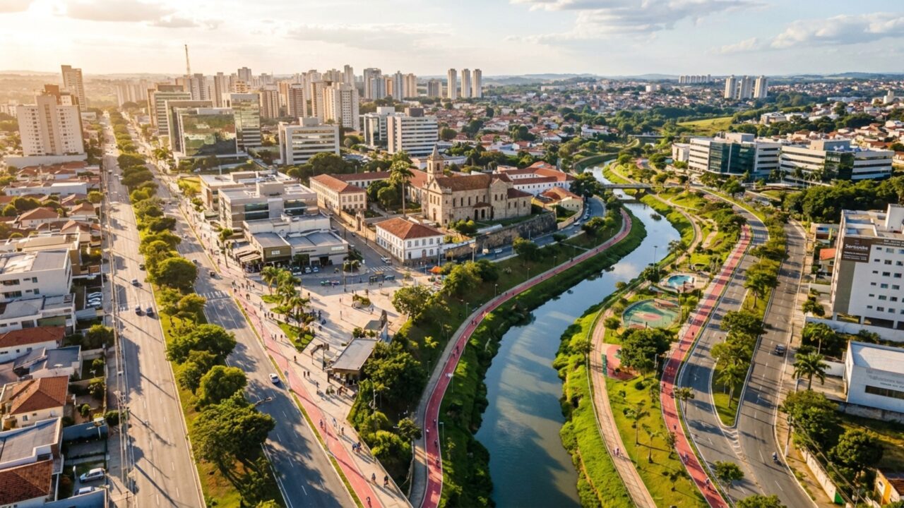 A Manchester Paulista cresceu sobre um mosteiro do século 17 e hoje supera capitais em ranking de cidade inteligente