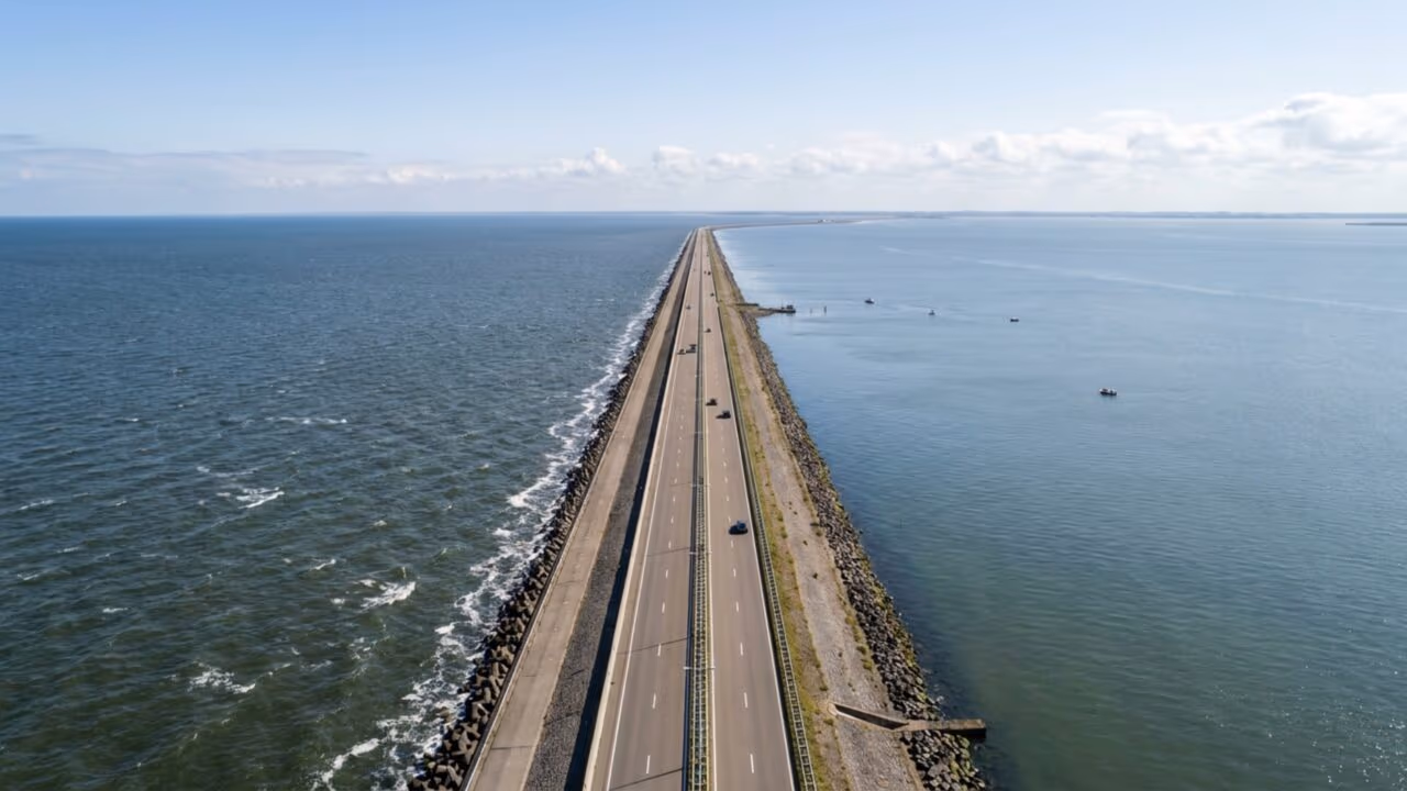 Para não desaparecer no oceano, este país ergueu um paredão de 32 quilômetros que repeliu as águas do mar