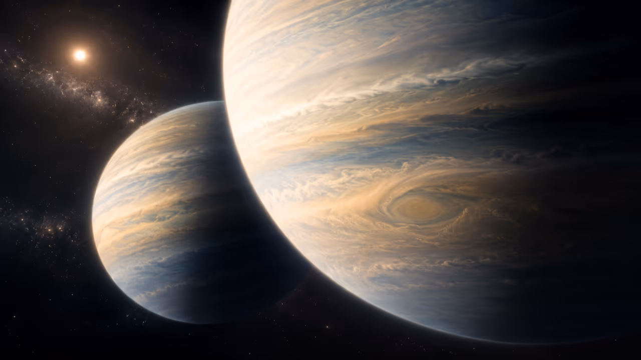 Dois planetas mais leves que algodão-doce foram descobertos e intrigam astrônomos pelo tamanho absurdo