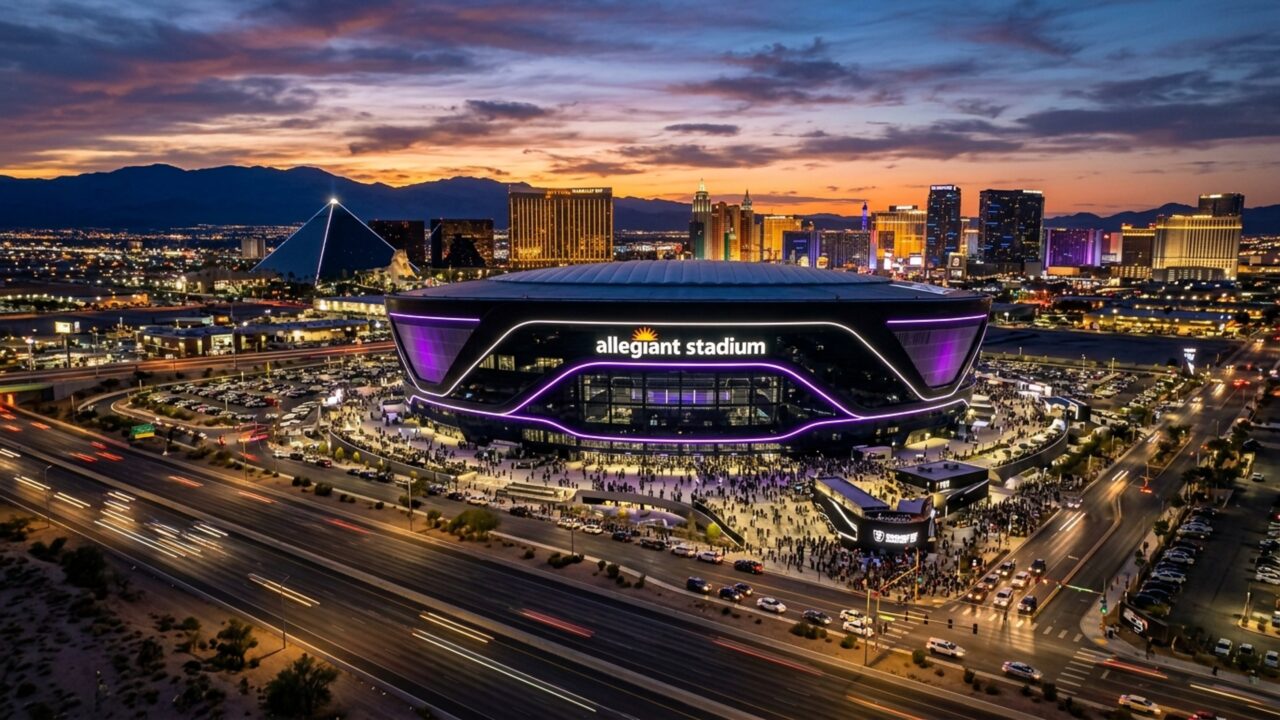Com 28 mil toneladas de aço estrutural e capacidade para 65 mil torcedores, o estádio fechado de Las Vegas virou um gigante de tecnologia no deserto