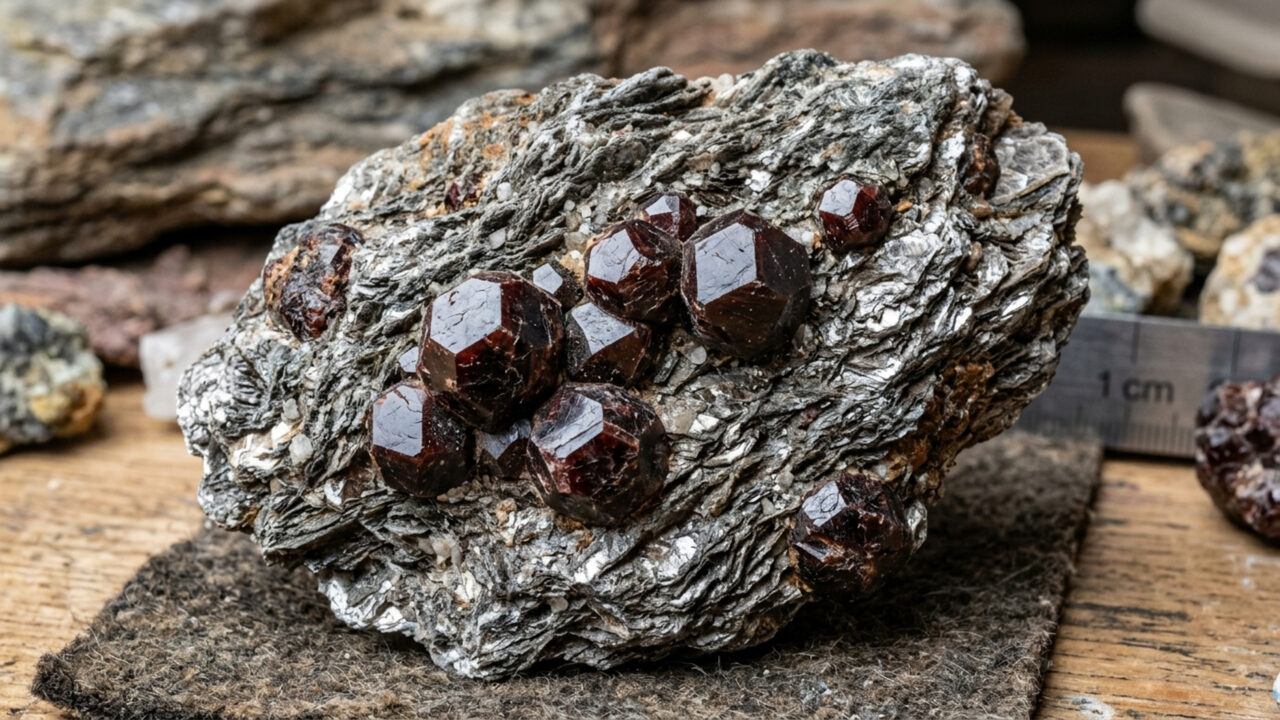 Exibindo uma tonalidade vermelha profunda e brilho vítreo característico, este cristal de alta pureza chega a valer até US$ 200 por quilate