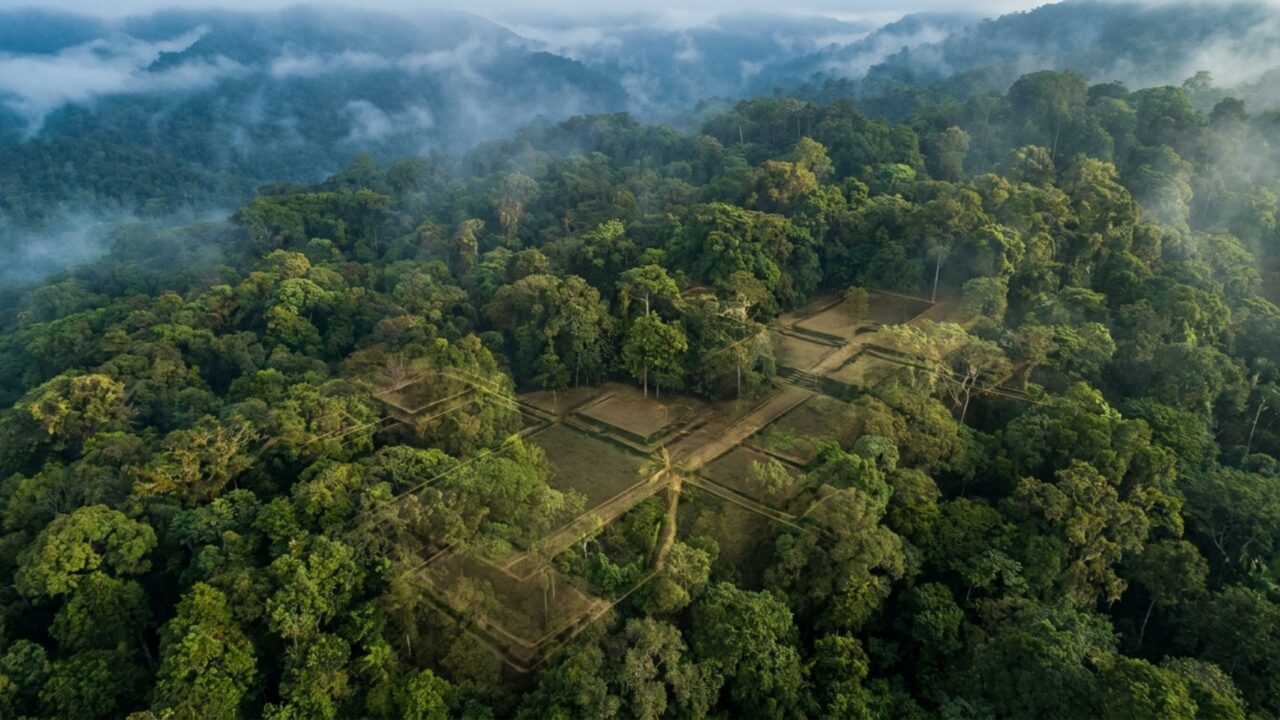 Lasers disparam do espaço e revelam uma metrópole de 2.500 anos escondida debaixo da Floresta Amazônica