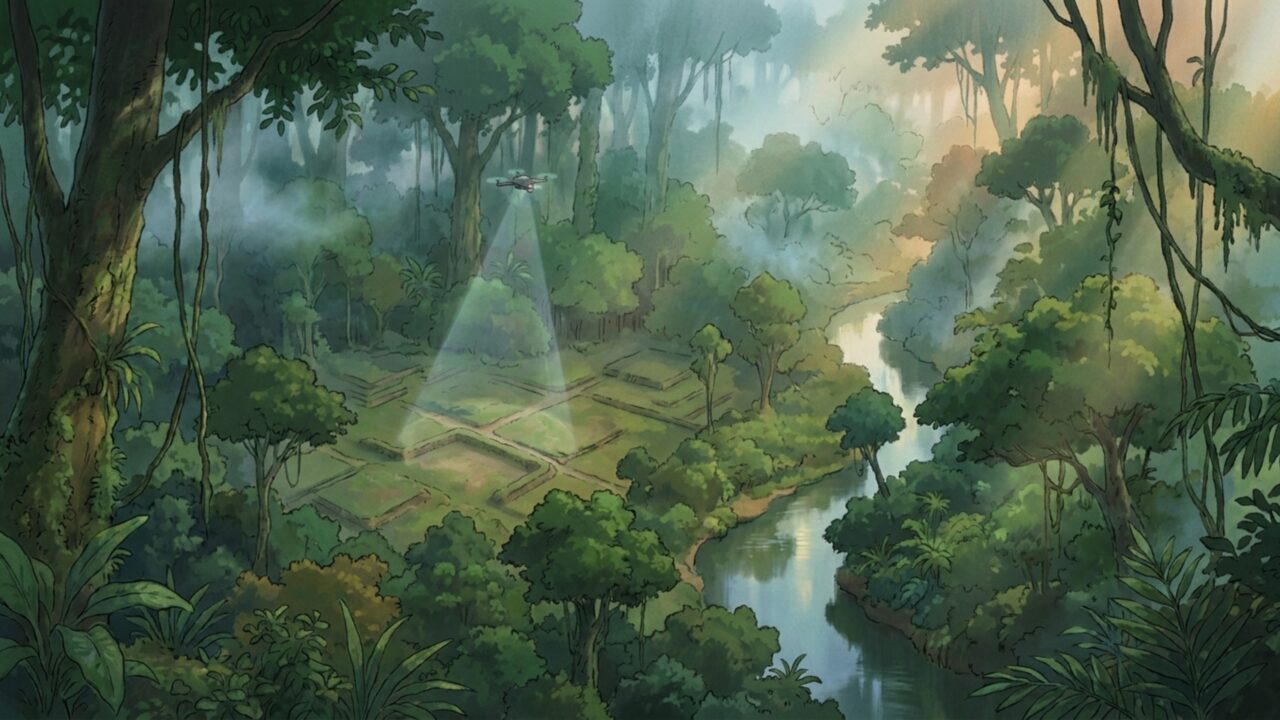 Lasers disparam do espaço e revelam uma metrópole de 2.500 anos escondida debaixo da Floresta Amazônica