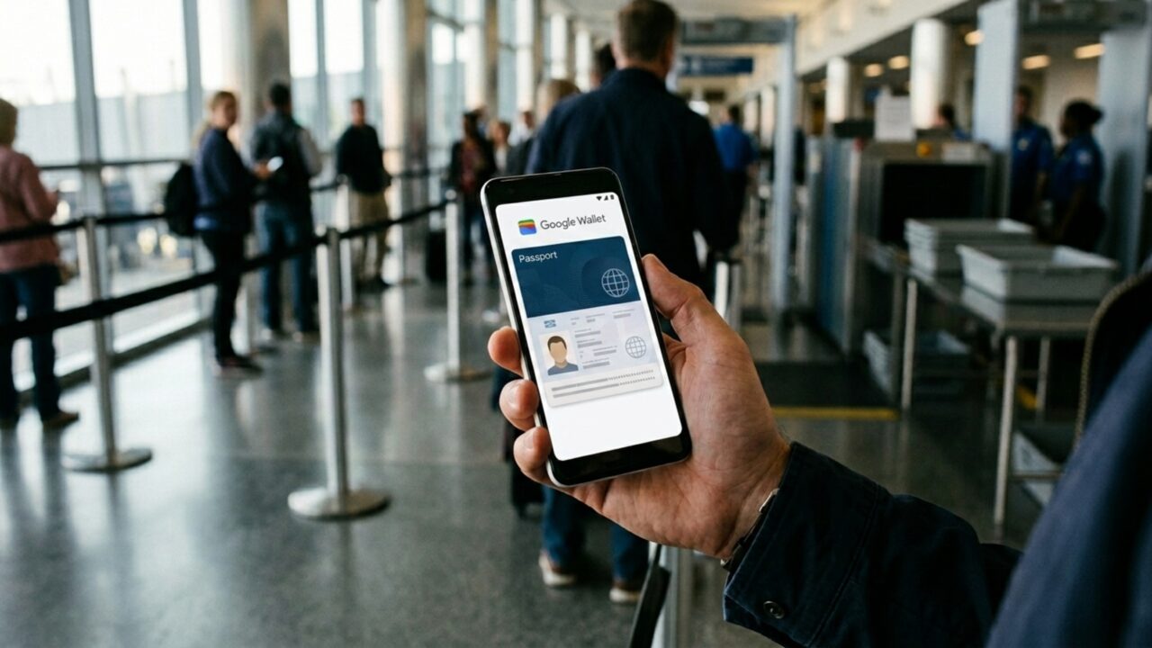 Como carregar o passaporte no Google Wallet e passar pela segurança do aeroporto