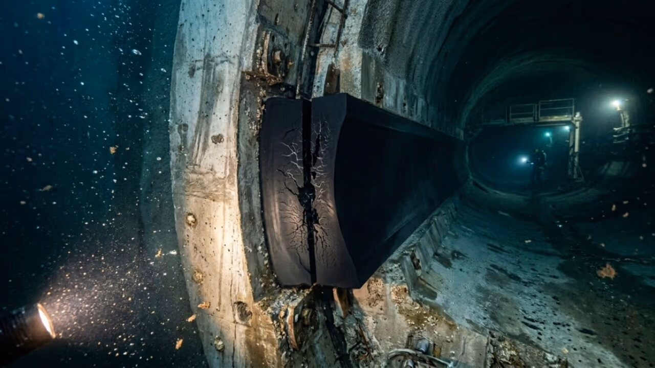 A borracha que mantém os túneis submarinos vedados está se deteriorando por dentro mais rápido do que qualquer um esperava e preocupa engenheiros