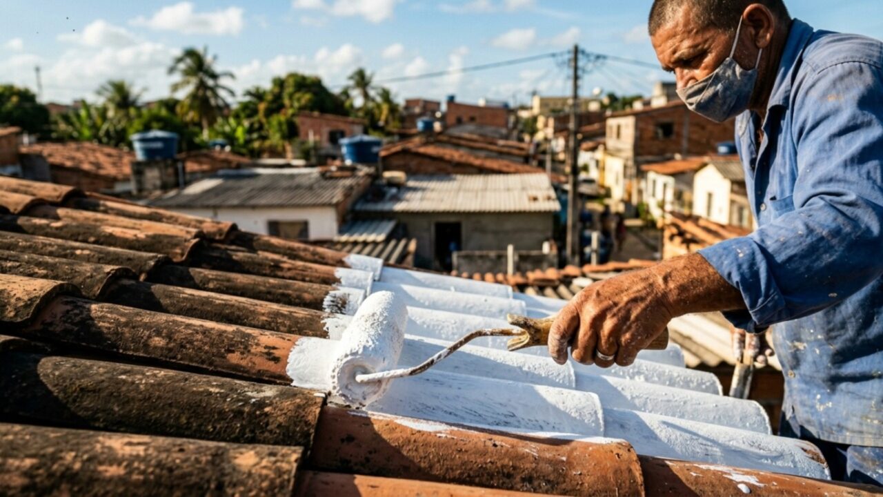 Antes de gastar milhares trocando o telhado, esta solução barata pode reduzir o calor que invade sua casa à tarde