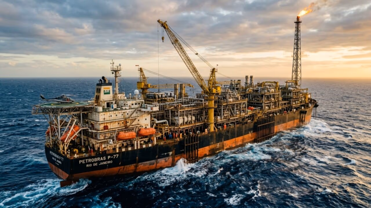 Como uma plataforma de petróleo funciona por dentro e mantém mais de 150 pessoas vivendo sobre tanques gigantes no mar