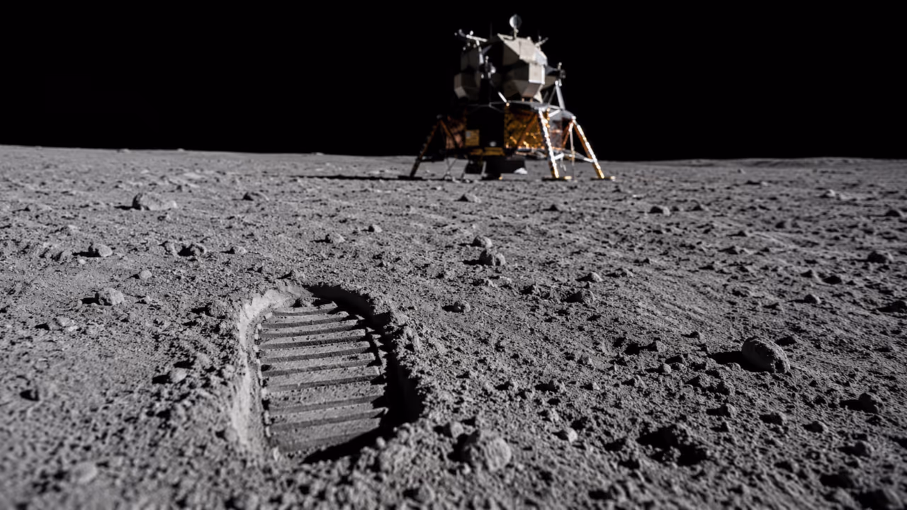 Pegadas da Apollo na Lua ainda podem existir daqui a milhões de anos, mas não são eternas