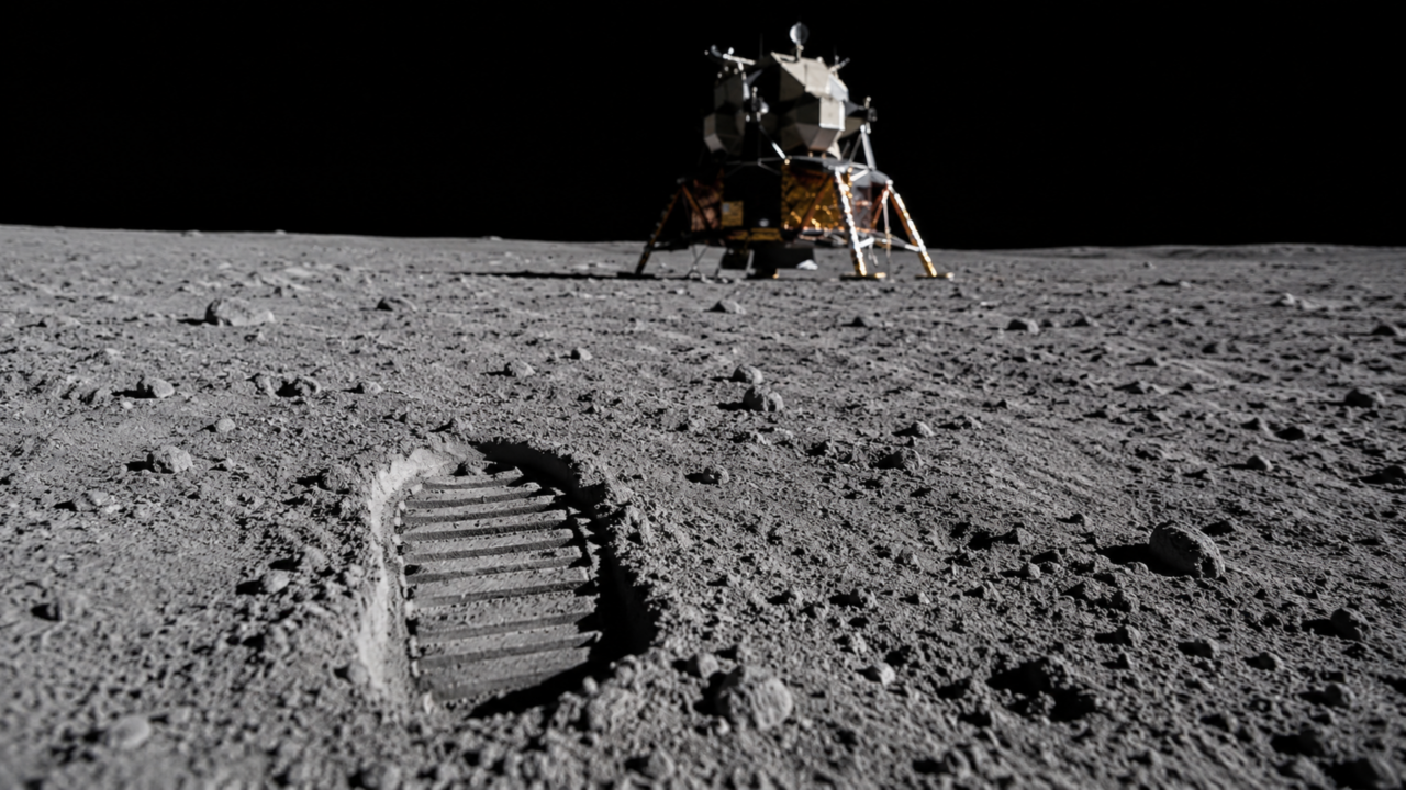 Pegadas da Apollo na Lua ainda podem existir daqui a milhões de anos, mas não são eternas
