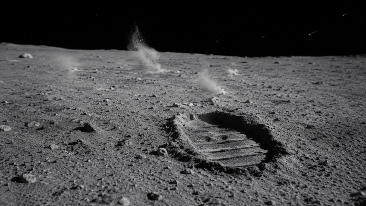 Pegadas da Apollo na Lua ainda podem existir daqui a milhões de anos, mas não são eternas
