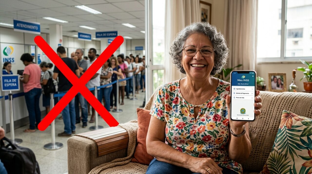 Adeus à fila do INSS: nova regra permite que aposentados resolvam o benefício 100% pelo celular