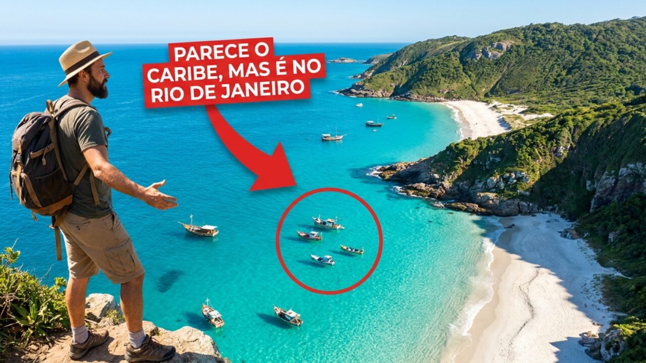 A cidade brasileira que parece ter roubado o azul do Caribe e virou uma das viagens mais fotogênicas do litoral
