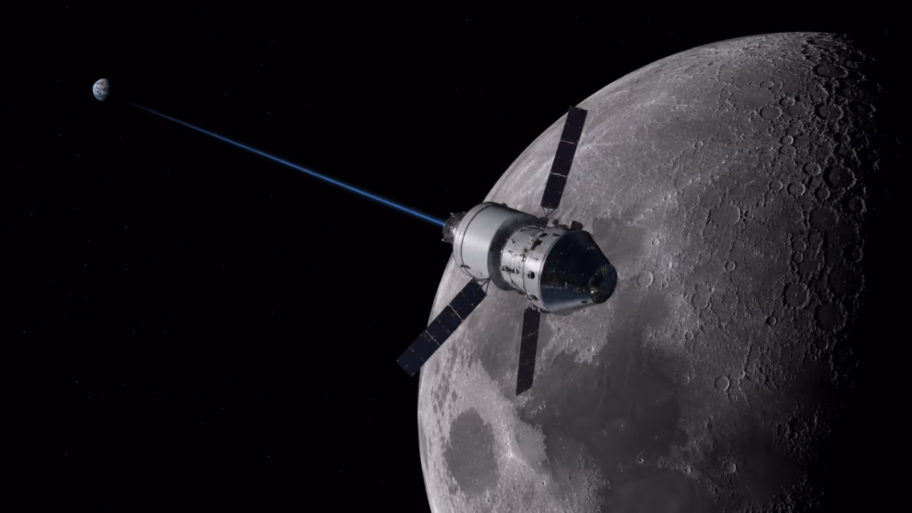 A tecnologia inédita usada na missão Artemis II que transformou imagens da viagem a Lua em transmissão quase ao vivo