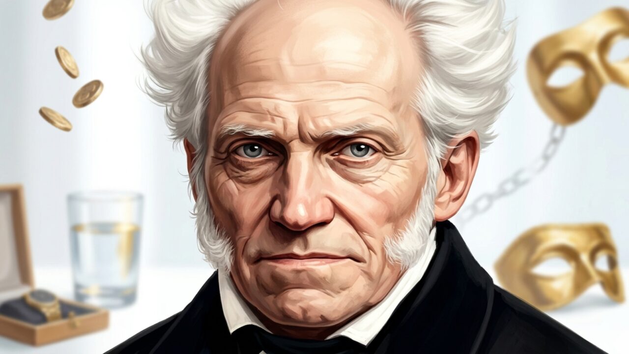 Arthur Schopenhauer, crítico da sede humana por status “A riqueza é como a água do mar, quanto mais se bebe, mais sede se tem”