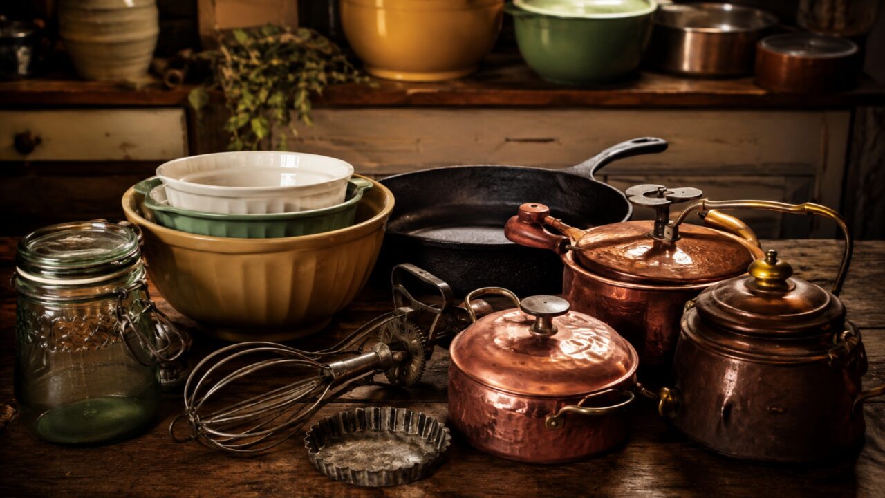 As nossas avós tinham isso no armário Agora utensílios de cozinha 'esquecidos' são vendidos pelo "olho da cara"
