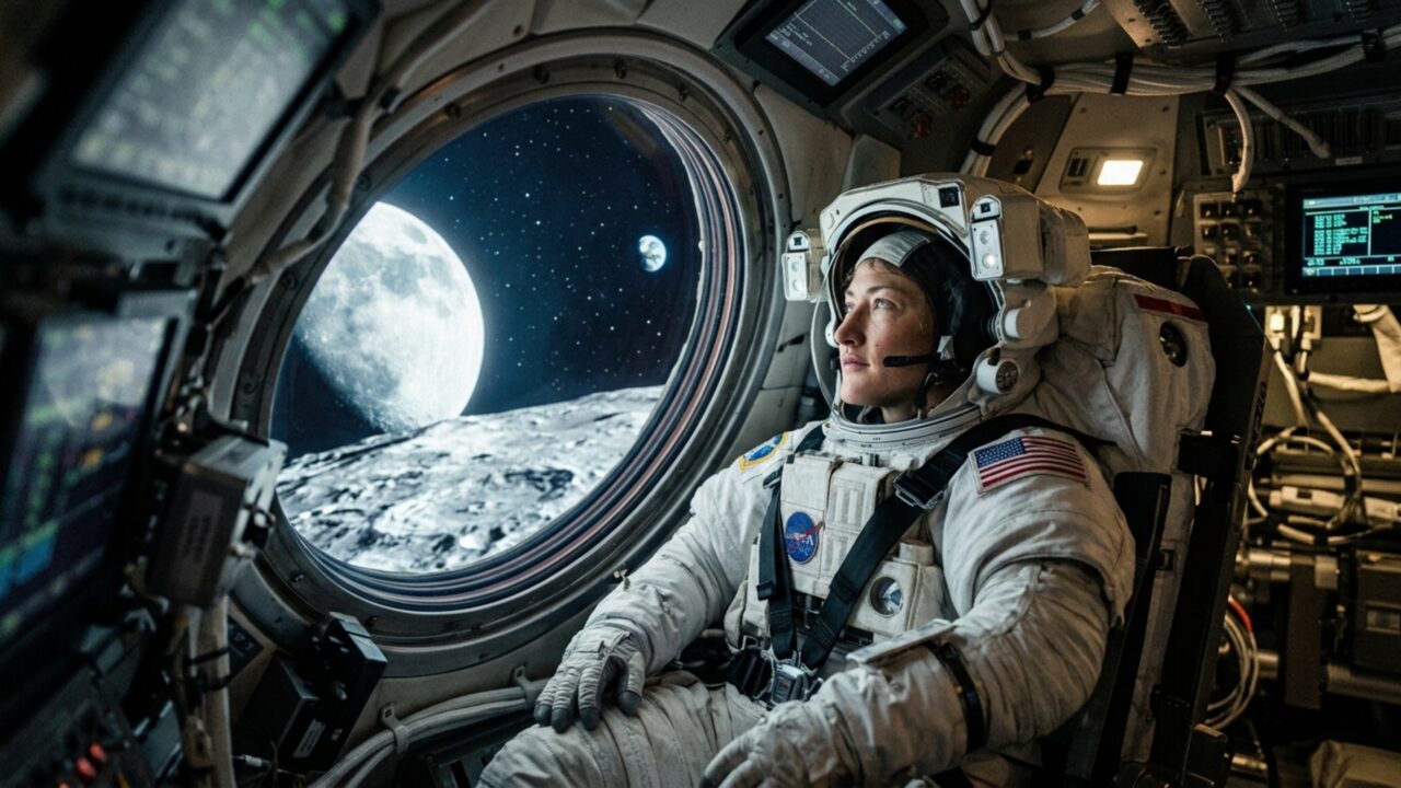 Christina Koch, astronauta da Artemis II: “A Lua é a personificação de algo que está no coração de cada um de nós”