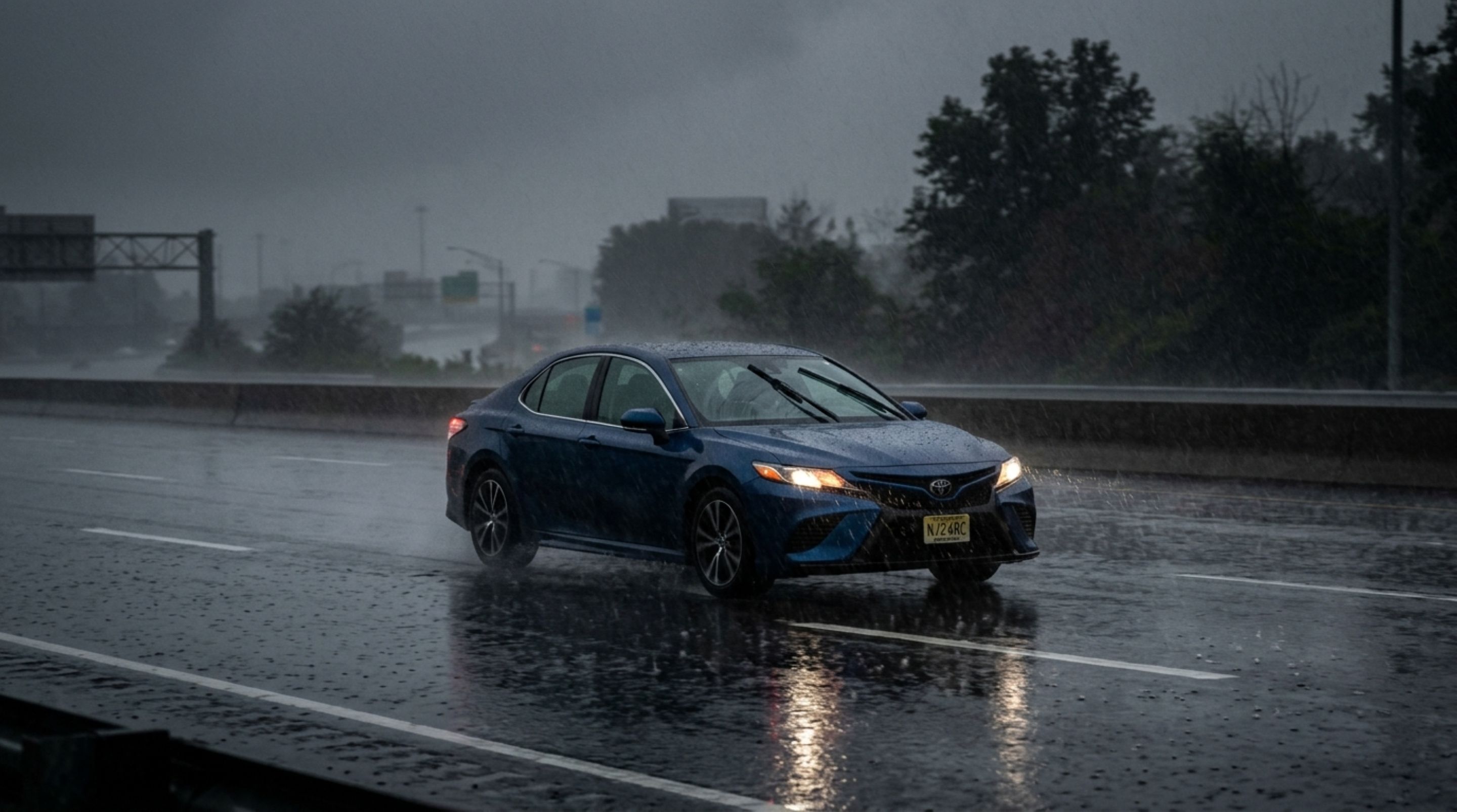Motoristas que ligam o pisca-alerta em chuva forte e neblina podem ser prejudicados por essa regra obrigatória do CTB