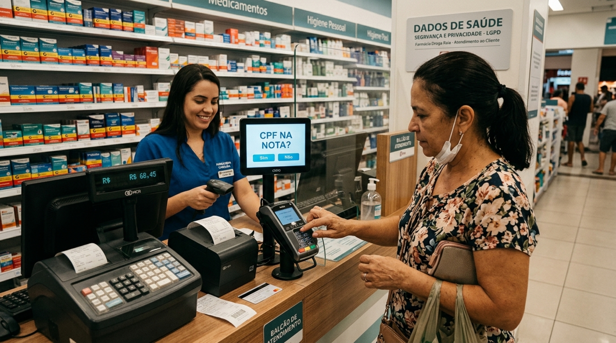 Receita Federal faz alerta para quem informa o CPF em farmácias