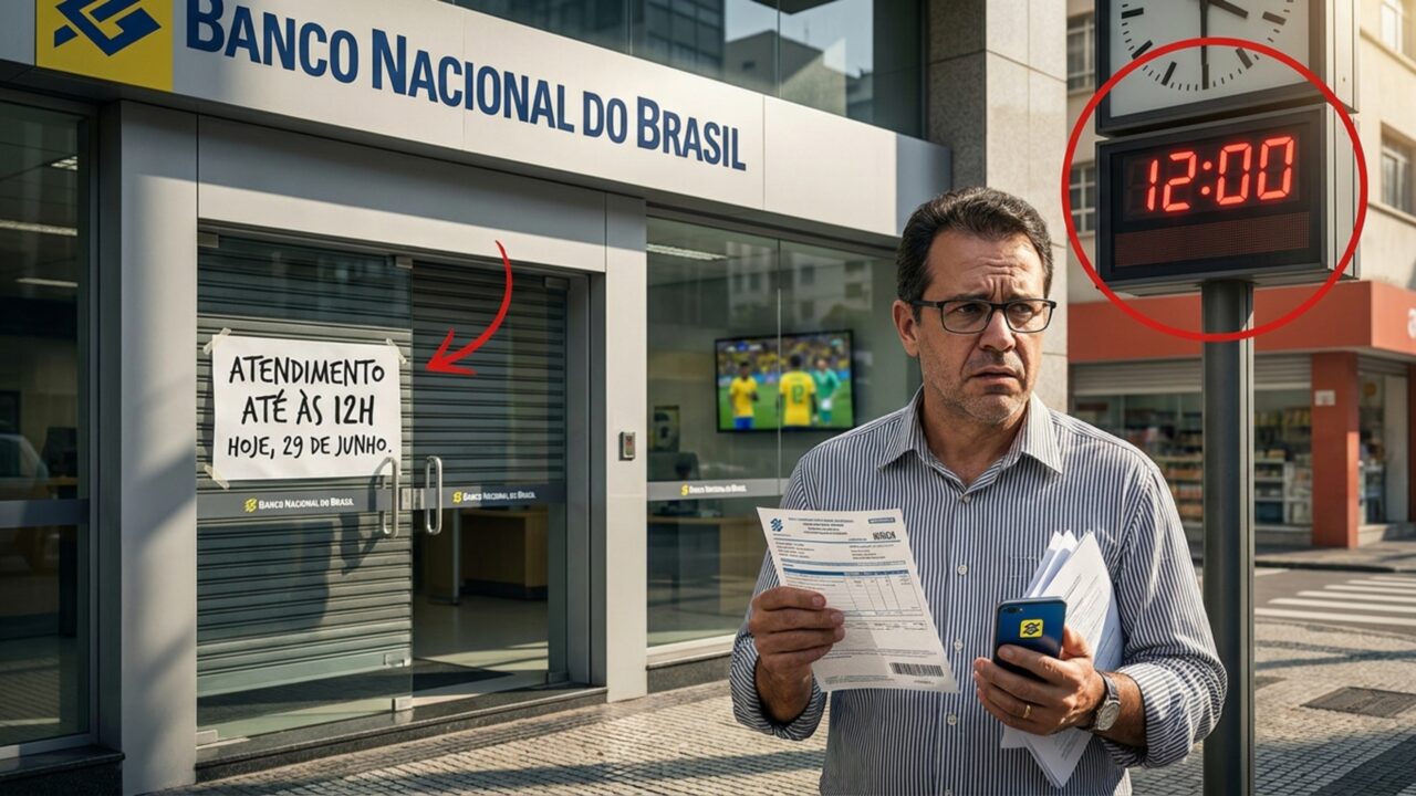 Horário de funcionamento dos bancos muda a partir do dia 29, segunda-feira