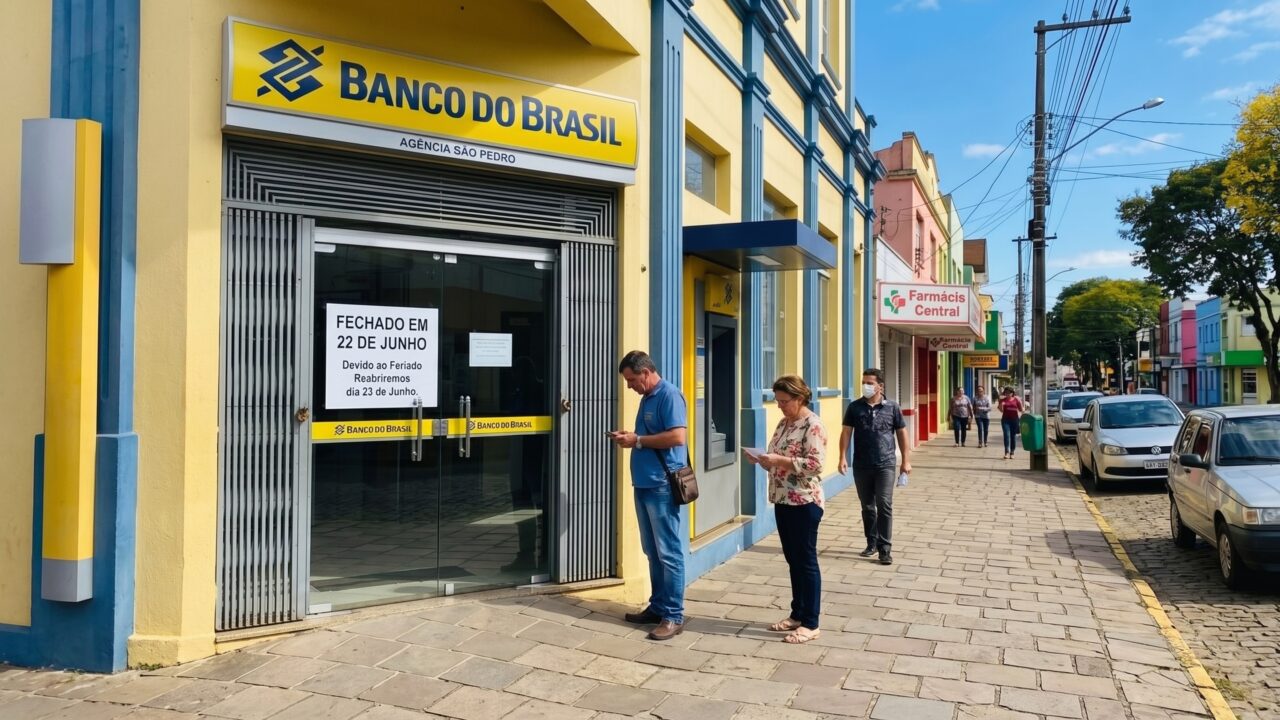 Bancos mudam horário de funcionamento a partir do dia 22, segunda-feira