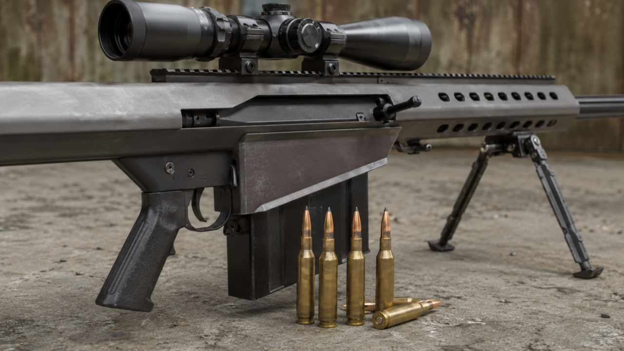 O rifle antimaterial capaz de atingir veículos, radares e equipamentos a distâncias que parecem exagero