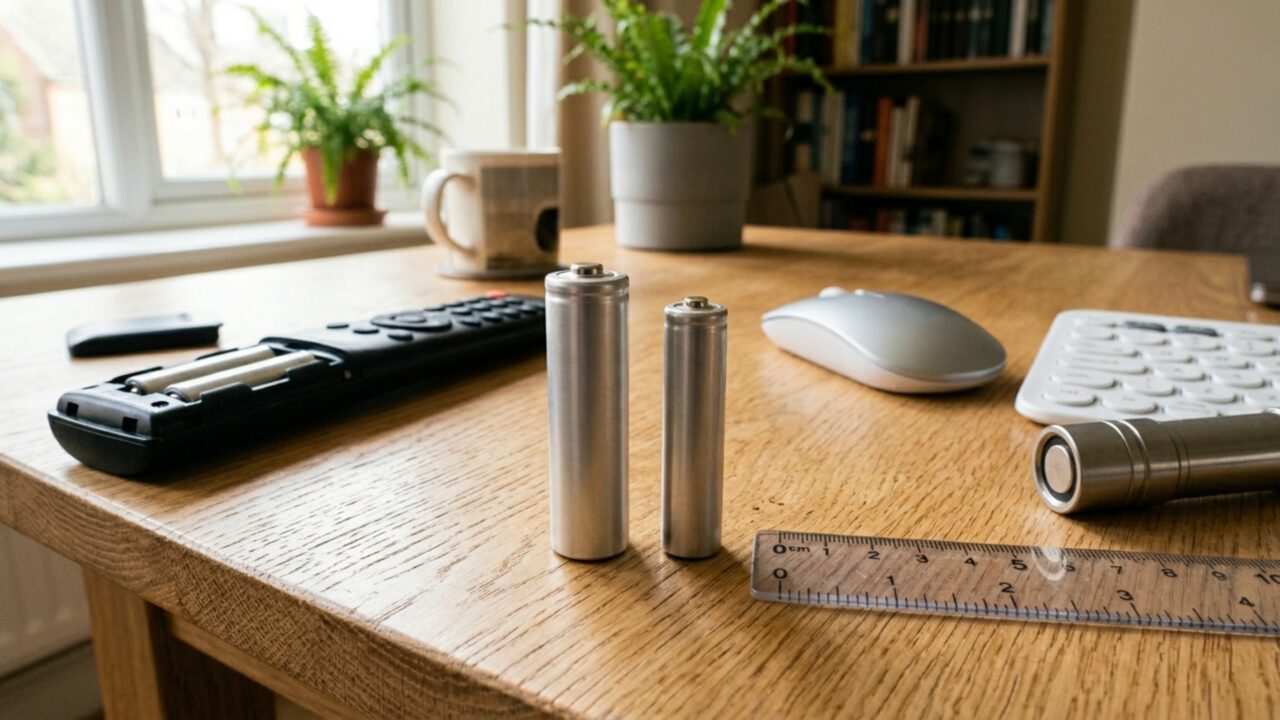 Qual é a diferença entre pilhas AA e AAA e o que significam as letras?