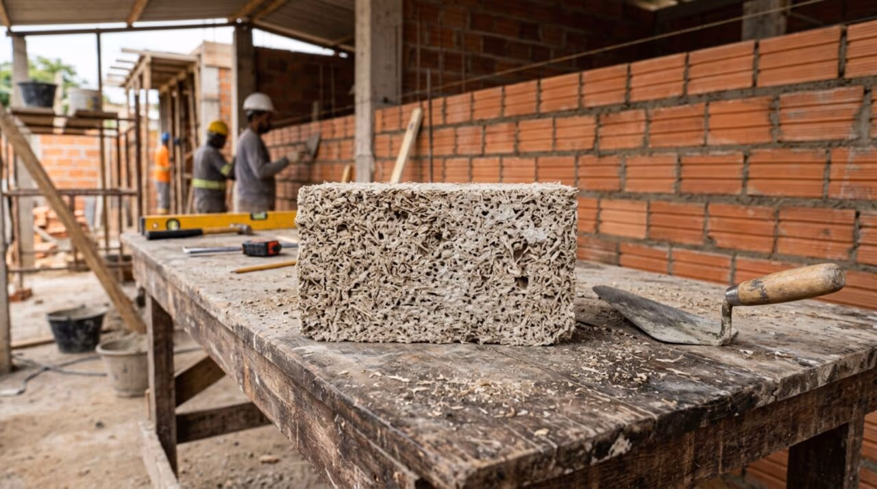 Banido por quase 100 anos, este material de construção retornou 15 vezes mais forte que o concreto e com capacidade de armazenamento de CO₂ equivalente a séculos
