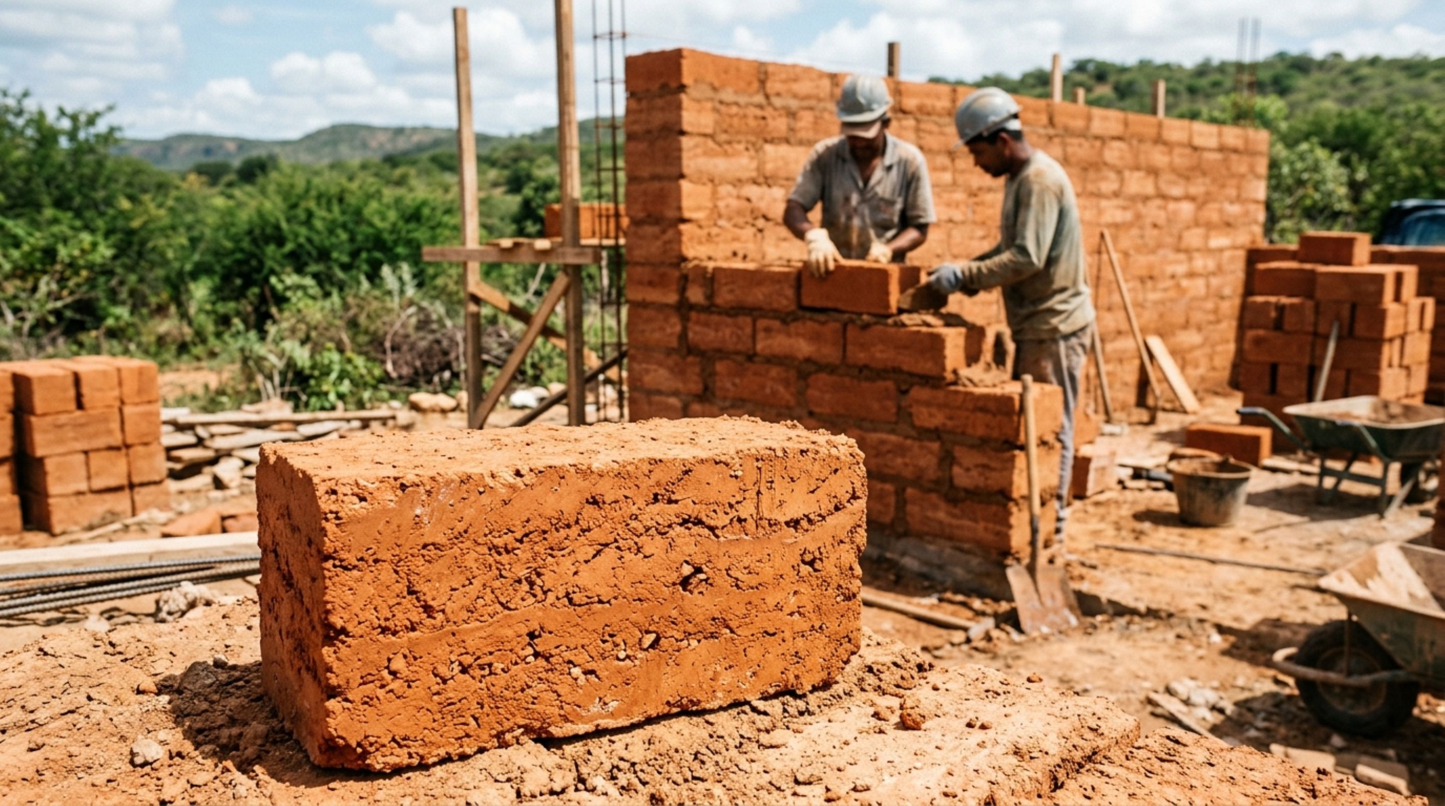 A nova terra vermelha que “derrota” o cimento e o aço sem us